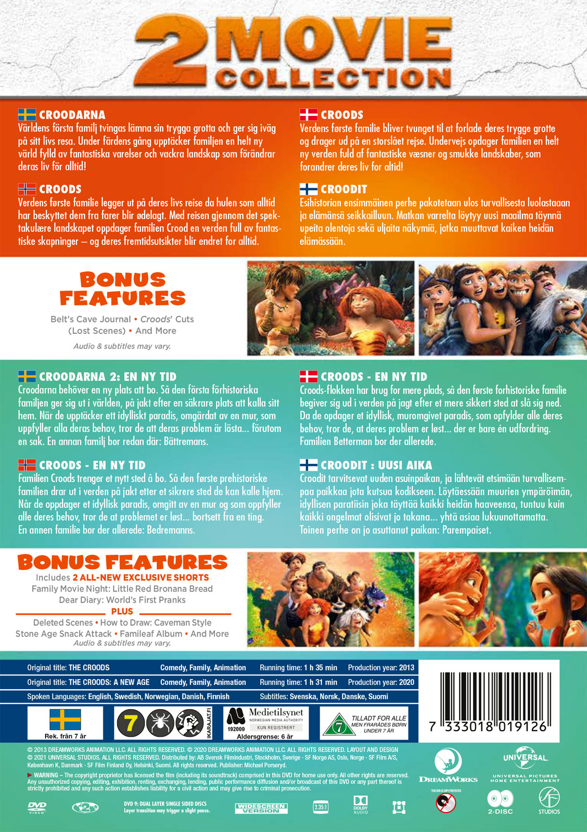 Movie - Croods + Croods The New Age Box