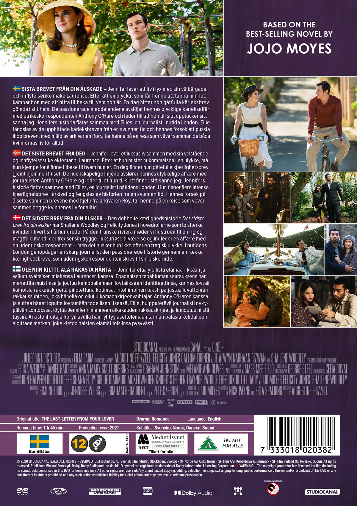 Movie - Last Letter From Your Lover, The (Dvd)