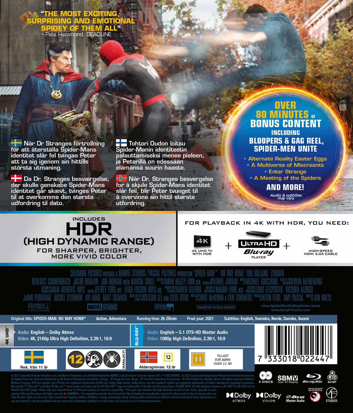 Movie - Spider-Man: No Way Home (4K+Bd)