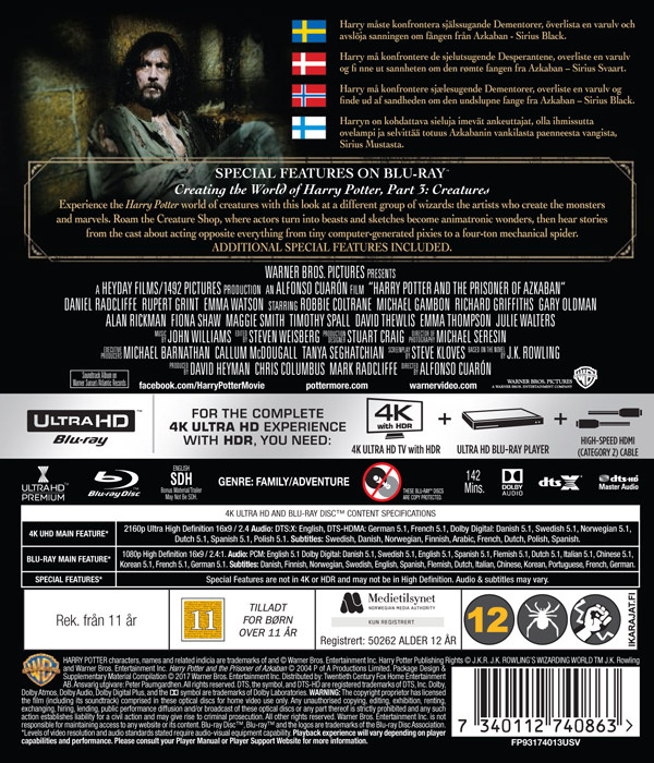 Movie - Harry Potter 3 Uhd
