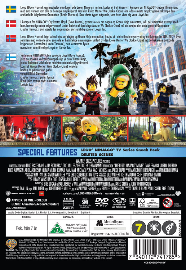 Movie - Lego Ninjago Movie The Dvd