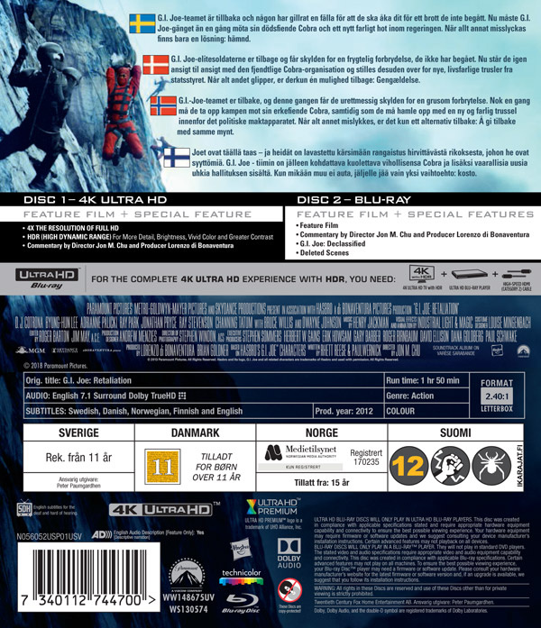 Movie - G.I. Joe 2 (Retaliation) Uhd