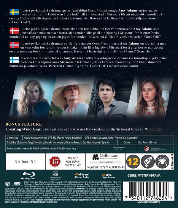 Movie - Sharp Objects - Limited Event Series Bd