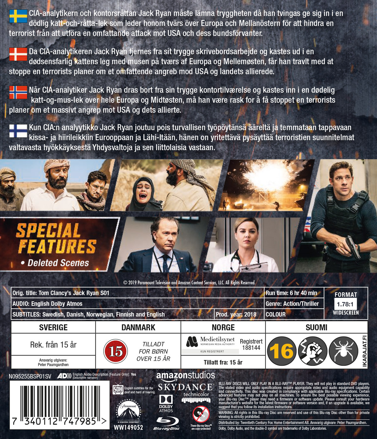 Movie - Tom Clancy's Jack Ryan S01 Bd