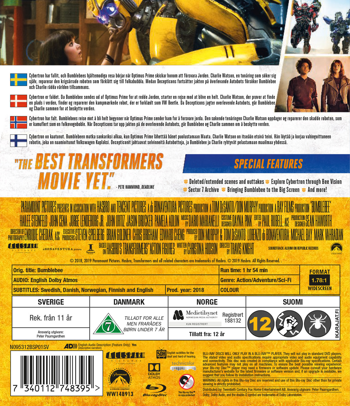Movie - Bumblebee Bd