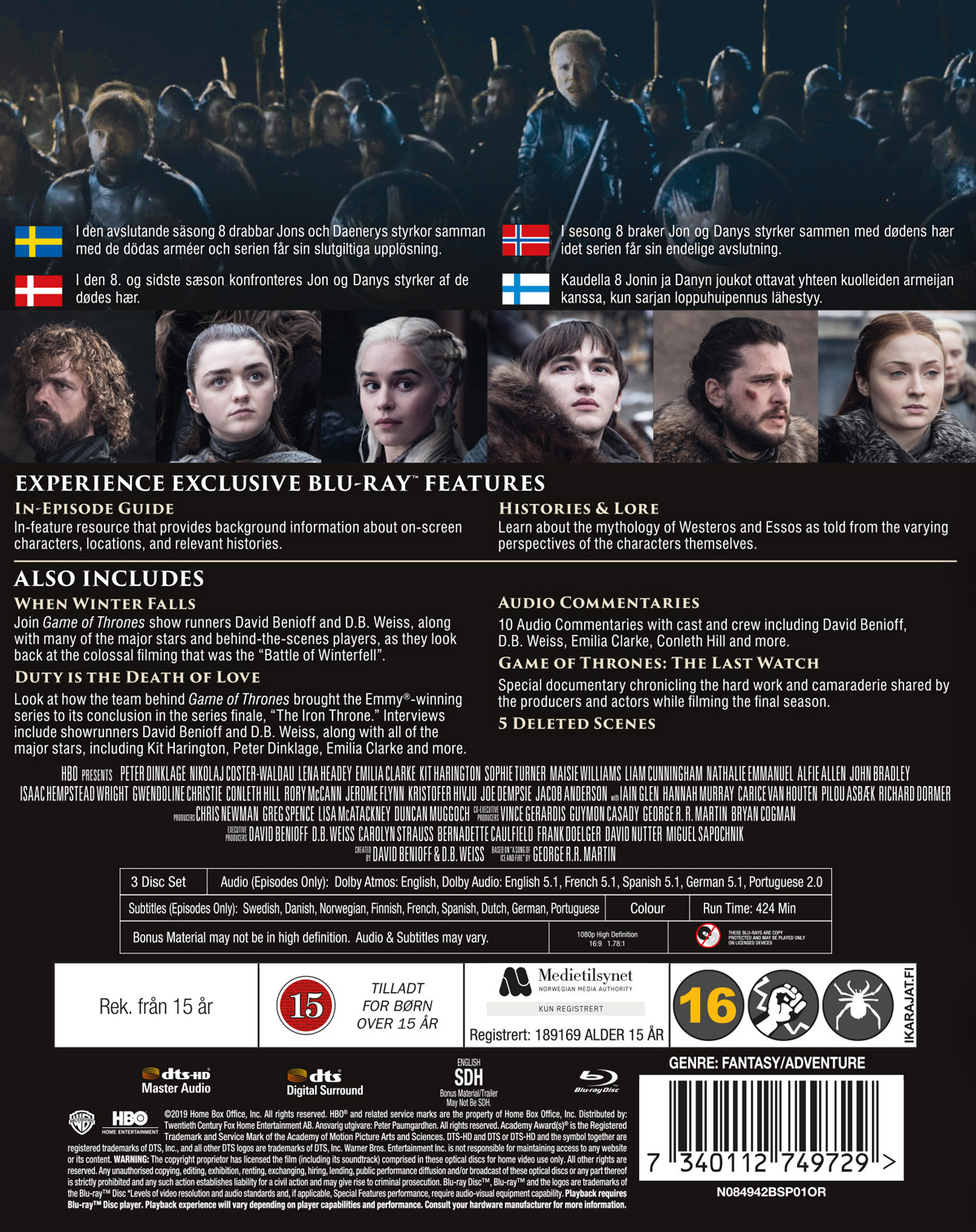 Movie - Game Of Thrones S08 Standard Sku Bd