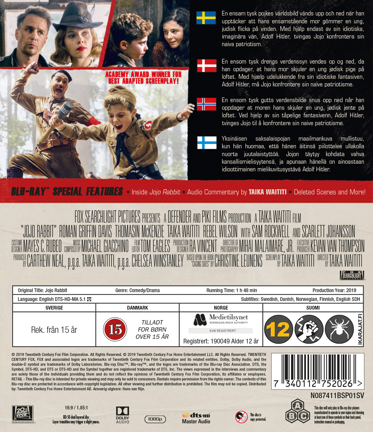 Movie - Jojo Rabbit Bd