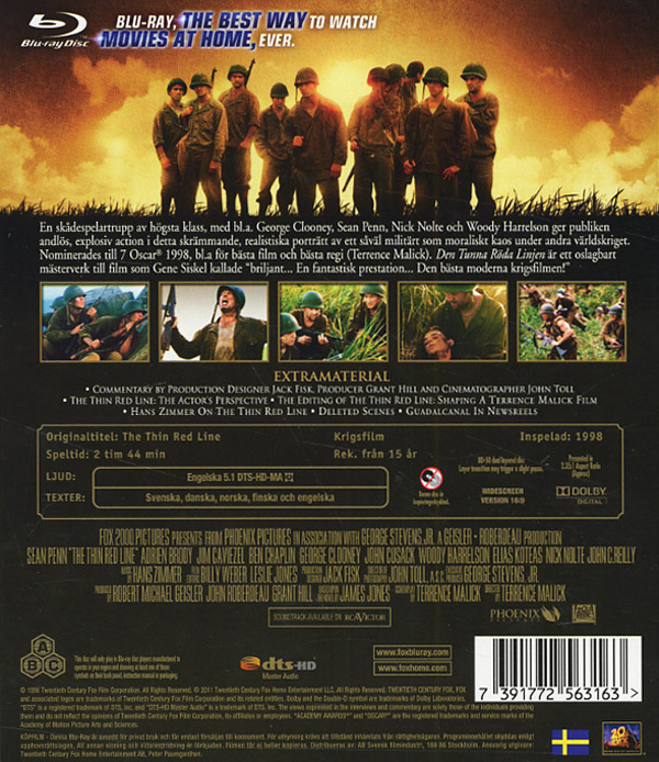 Movie - Thin Red Line, The Bd