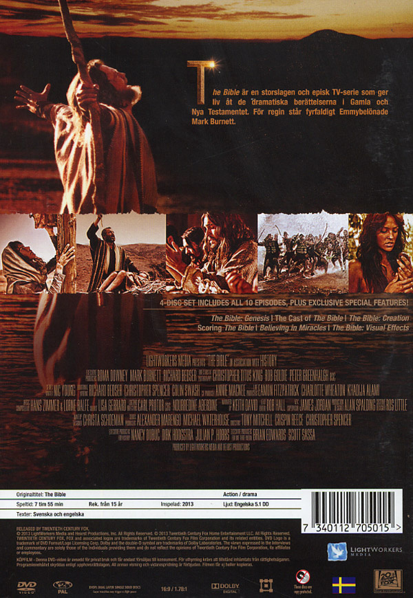 Movie - Bible, The (Tv) Dvd
