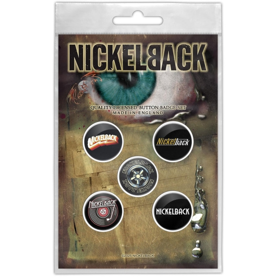 Nickelback - Silver Side Up Button Badge Pack