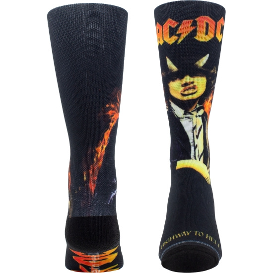Ac/Dc - Highway To Hell Sublimation Uni Bl Socks