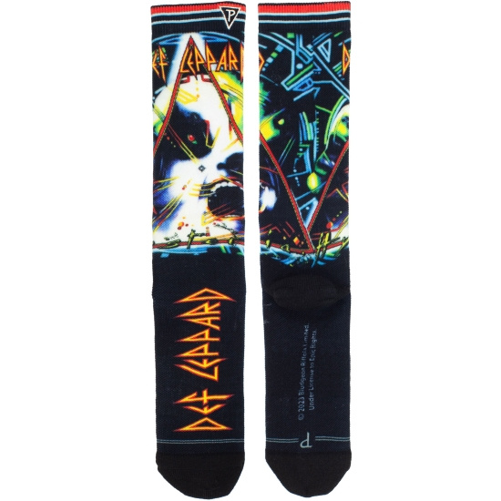 Def Leppard - Hysteria Sublimation Uni Bl Socks