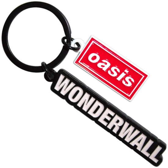 Oasis - Wonderwall Decca Logo Charm Keychain