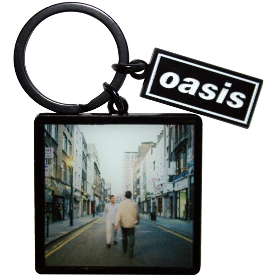 Oasis - What's The Story Album Decca Logo Charm Keychain