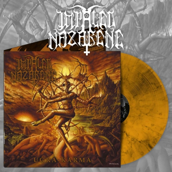 Impaled Nazarene - Ugra Karma (Orange/Black Marble Vin