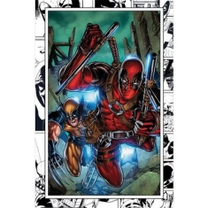 Movie Poster  - Marvel Comics (Wolverine & Deadpool)  Poster 91,5 X 61 Cm