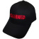 Damned - Red Text Logo Bl Baseball Cap Damned - Red Text Logo Bl Baseball Cap