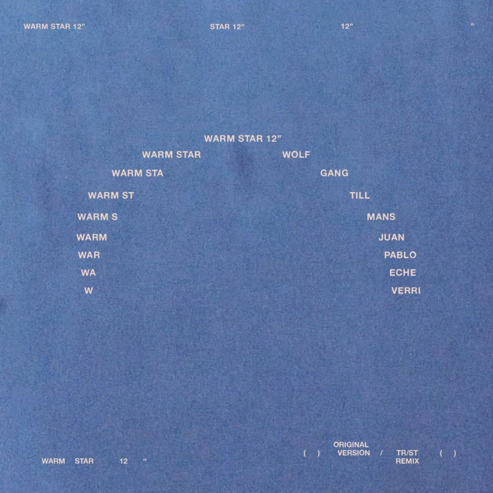 Wolfgang Tillmans & Juan Pablo Eche - Warm Star 12
