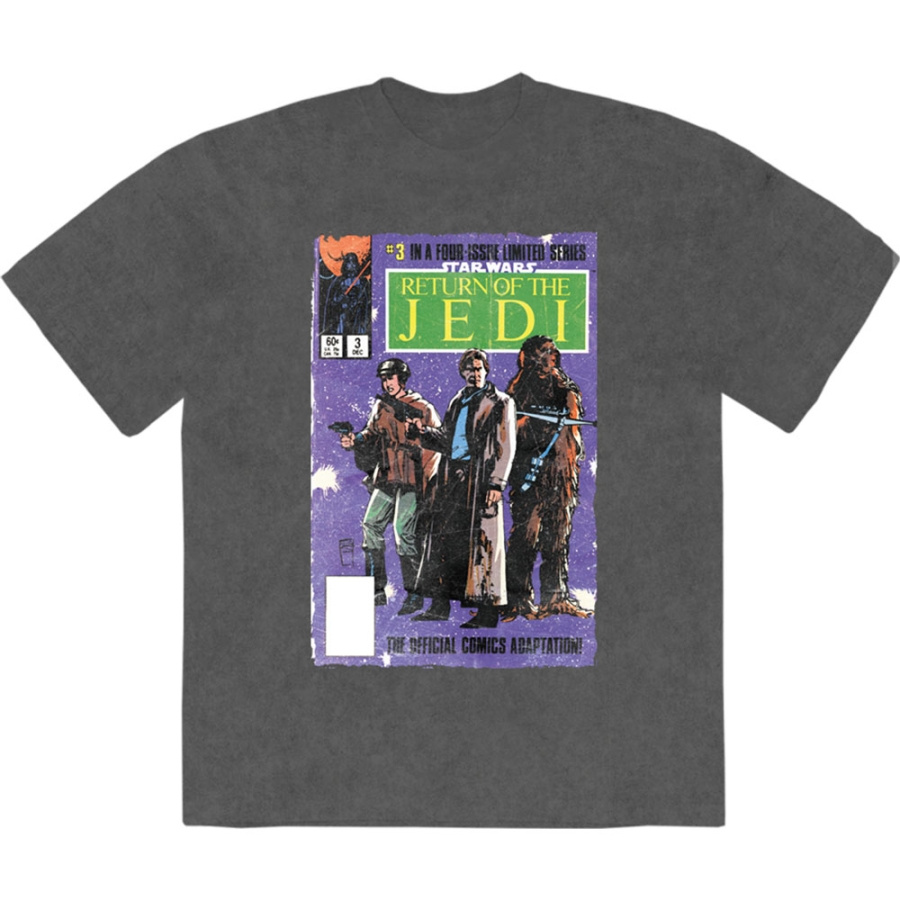 Star Wars - Return Of The Jedi Comic Stone Wash Uni Char T-Shirt