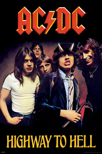 Ac/Dc - Highway To Hell 91,5 X 61 Cm
