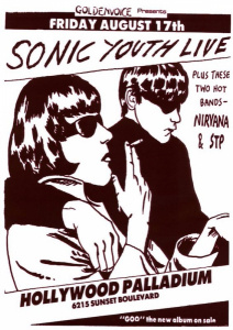 Sonic Youth  - Hollywood  91,5 X 61 Cm