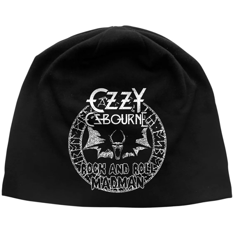 Ozzy Osbourne - Unisex Beanie Hat: Rock N Roll Madman Jd Print (Black)