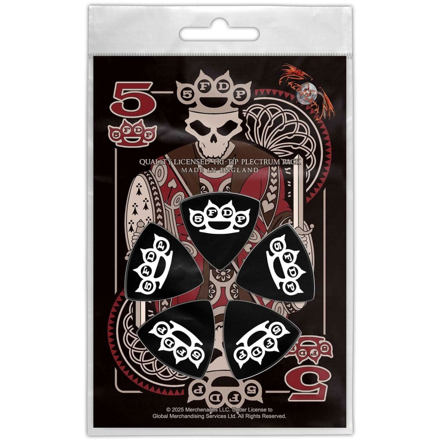 Five Finger Death Punch - Tri-Tip Plectrum Pack: Knuckle Crown