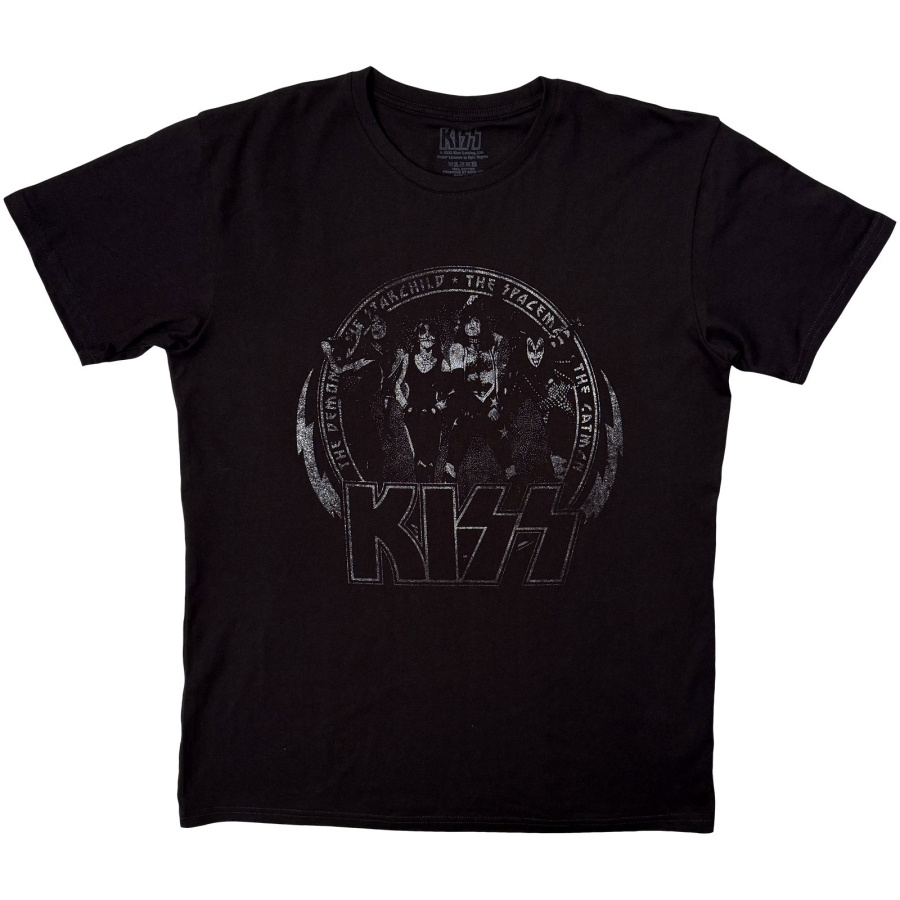 Kiss - Unisex T-Shirt: Spaceman (Black)