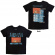 Nirvana - Unisex T-Shirt: Waves (Black) (Back Print) Nirvana - Unisex T-Shirt: Waves (Black) (Back Print)