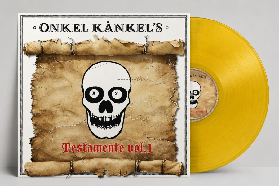 Onkel Kånkel & His Kånkelbär - Onkel Kånkels Testamente Vol. 1 (Yellow Vinyl LP)