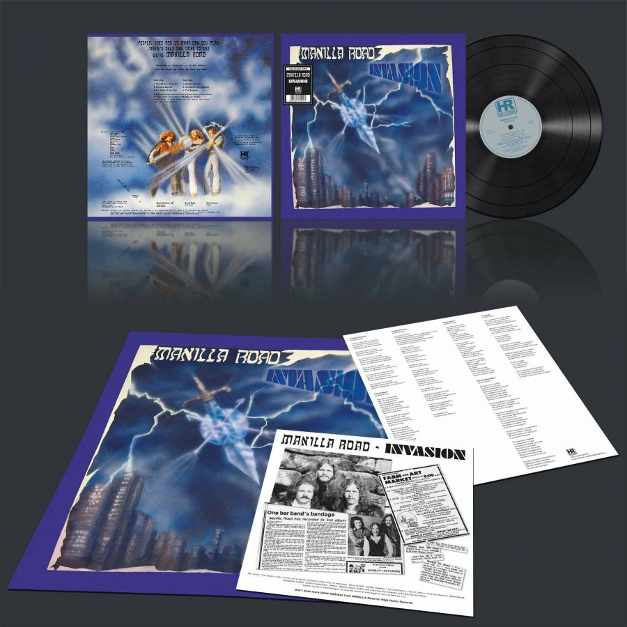 Manilla Road - Invasion (Black Vinyl Lp)