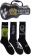Queen - Crew Socks (3 Pack Collector Guitar Shape Tin) Queen - Crew Socks (3 Pack Collector Guitar Shape Tin)