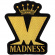Madness - Crown & M Woven Patch Madness - Crown & M Woven Patch