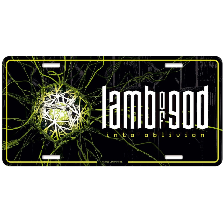 Lamb Of God  - Into Oblivion Number Plate