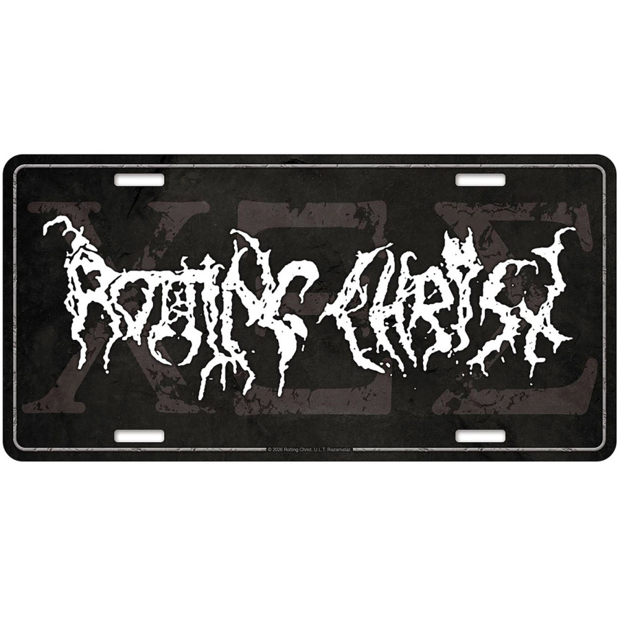 Rotting Christ - 666 Number Plate