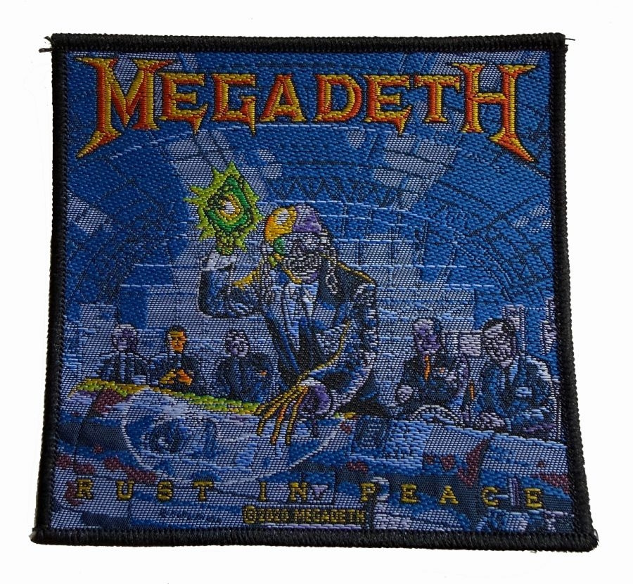Megadeth - Patch Rust In Peace (9,7 Cm X 10 Cm
