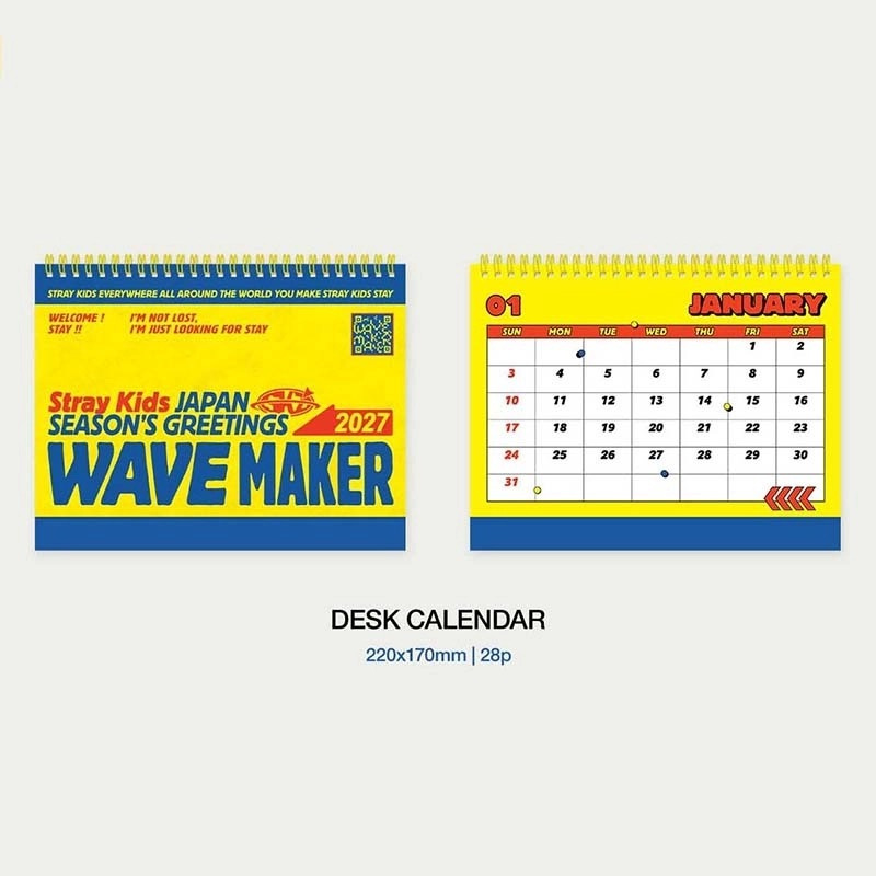Stray Kids - Japan Seasons Greetings 2027 - Wave Maker + POB