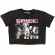 Spice Girls - Canada Stone Wash Lady Char Crop Top Spice Girls - Canada Stone Wash Lady Char Crop Top
