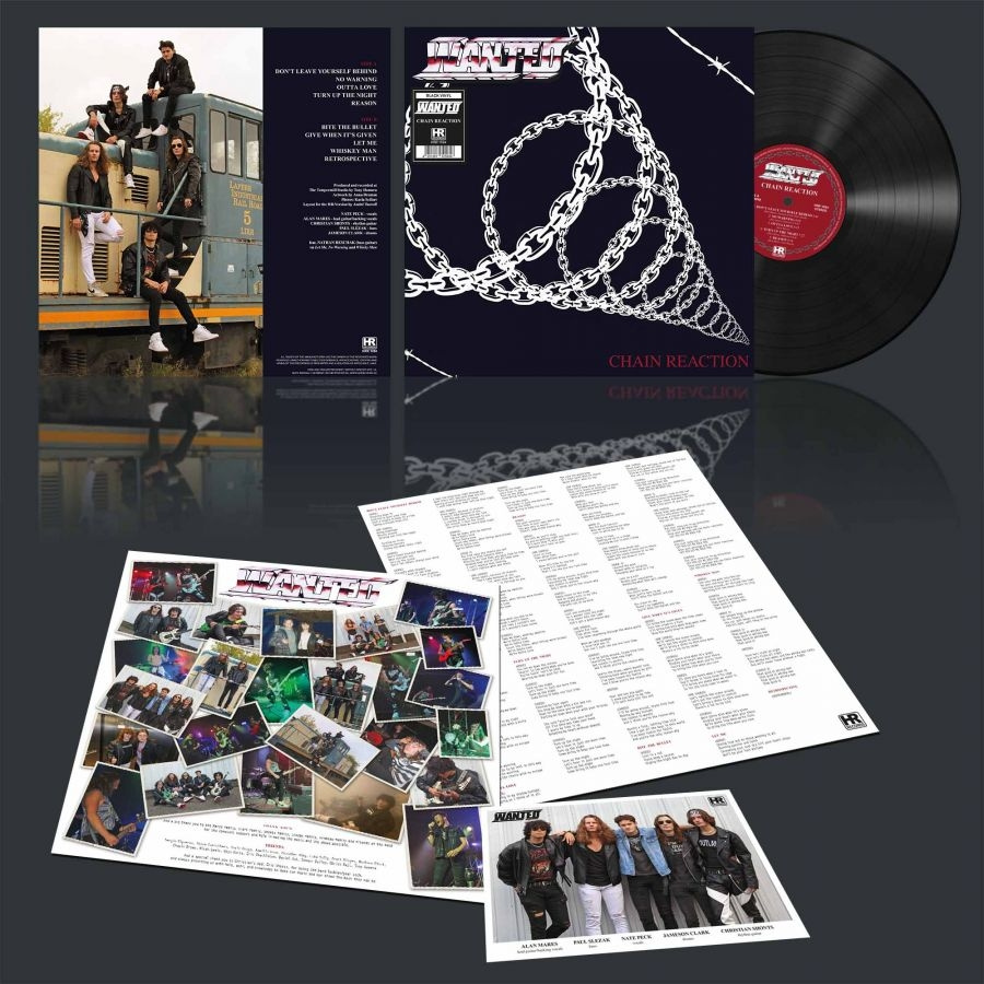 Wanted - Chain Reaction (Black Vinyl Lp)