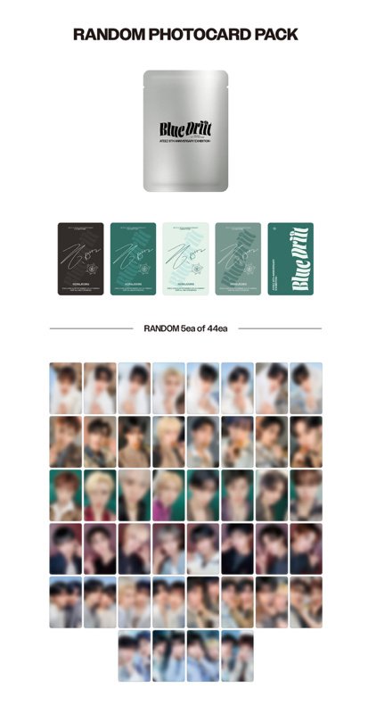 Ateez - 8th Anniversary MD : Random Photocard Pack