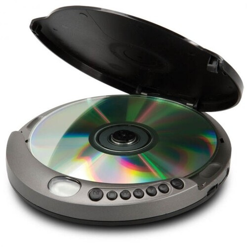 CD-Spelare - Gpx Pcb319b Bluetooth Wireless Personal Cd Player -(Black/Silver)