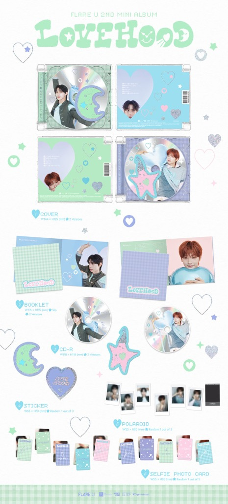 Flare U - Lovehood (Jewel Case) (Random Ver.)