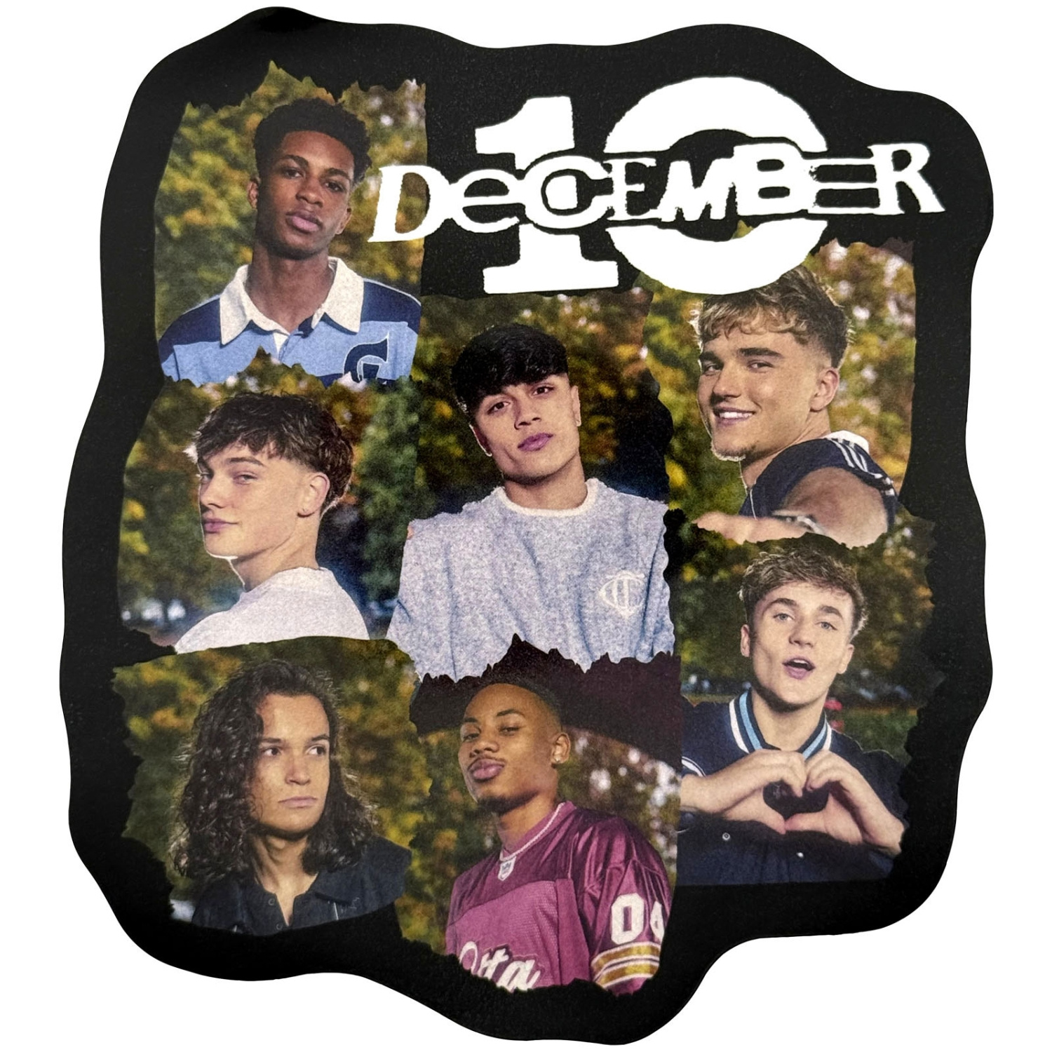 December 10 - Ripped Frame Sticker