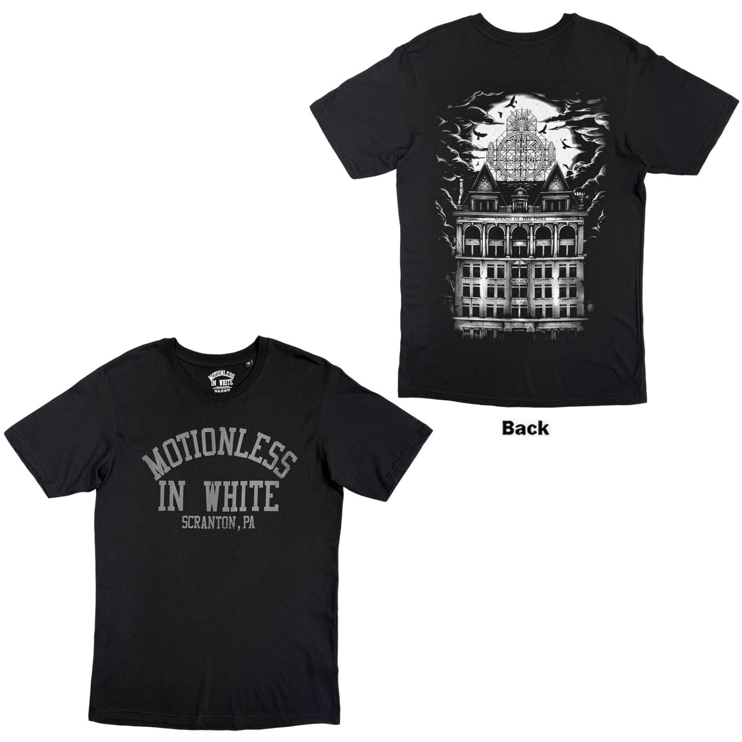Motionless In White - Afraid Of The Dark Uni Bl T-Shirt