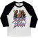 System Of A Down - Hair Metal Tour 26 Uni Wht/Bl Raglan System Of A Down - Hair Metal Tour 26 Uni Wht/Bl Raglan