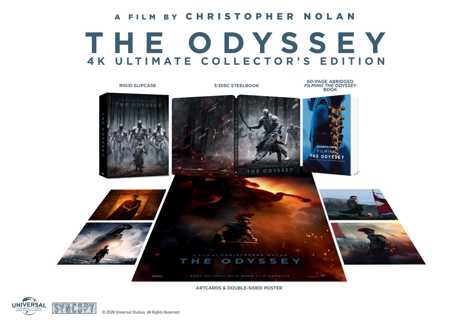 Movie - The Odyssey  (Ultimate Collector's Edition Steelbook 3-disc / 4K UHD + Blu-ray)