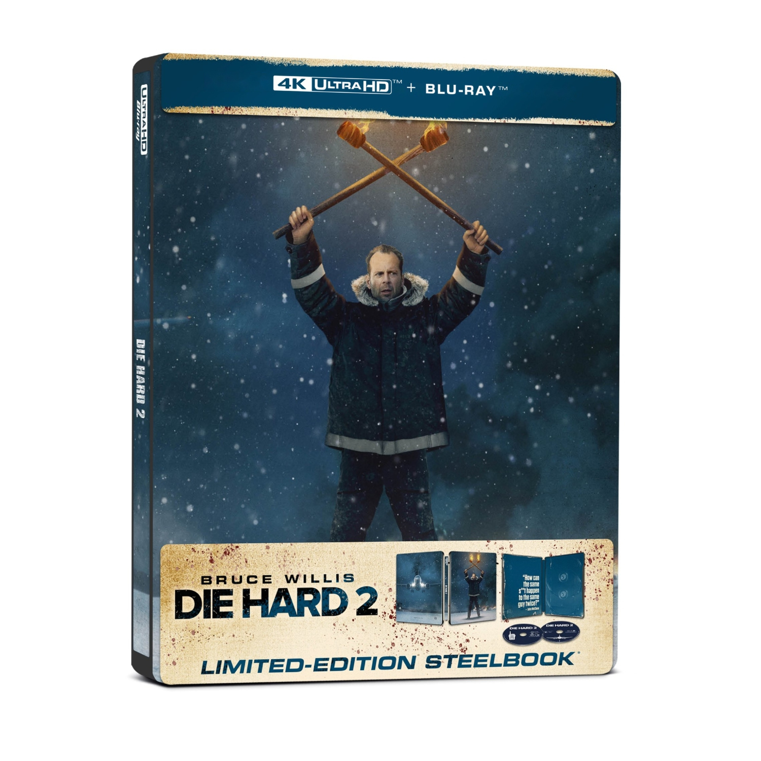 Movie - Die Hard 2 (Ltd Steelbook 2-disc / 4K UHD + Blu-ray)