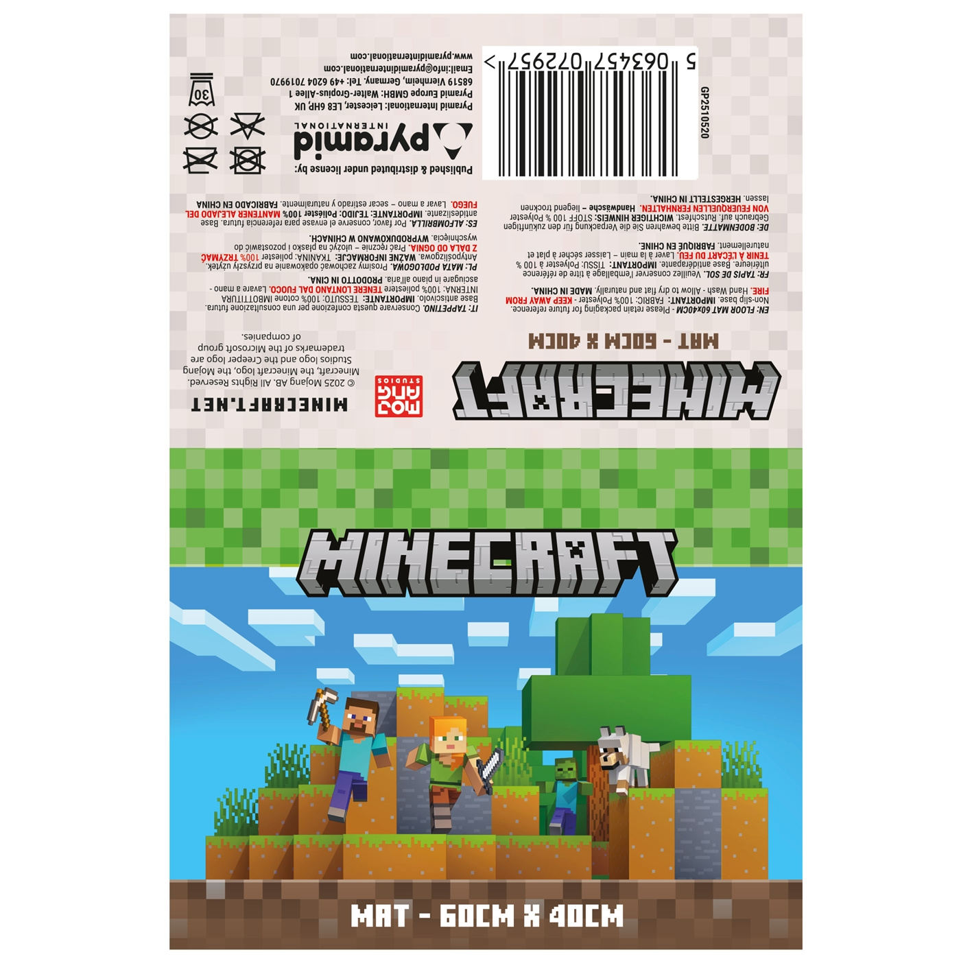Minecraft - Minecraft Fabric Door Mat (Rectangle)