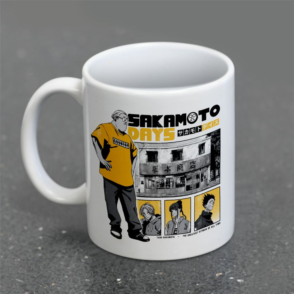 Sakamoto Days  - Hitman White Pod Mug