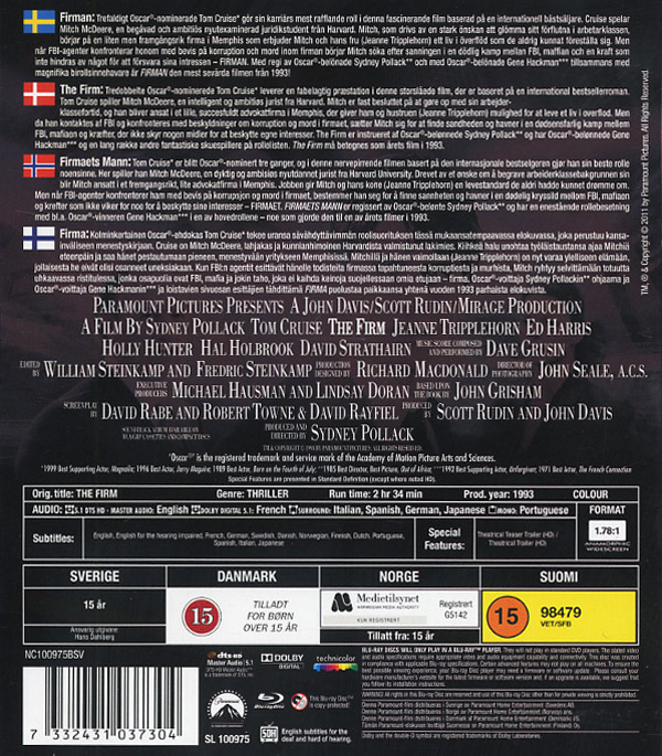 Movie - Firm, The Bd